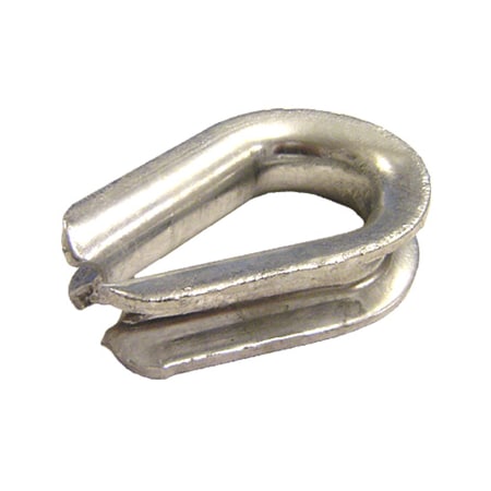 Us Cargo Control Wire Rope Thimbles - Heavy Duty Galvanized - 1/2, PK10 HDTGV12-10PK